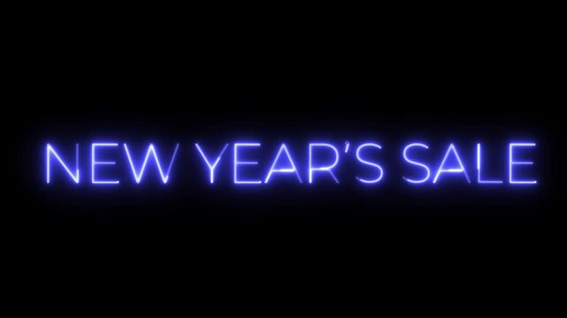 New Year's Sale Neon Sign