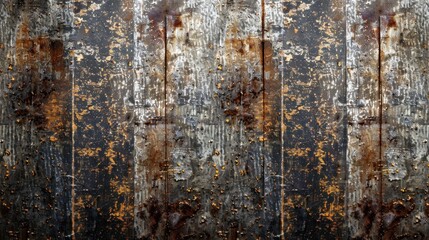 Fototapeta premium Grunge metal texture background with rust and scratches.