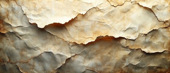Obraz premium Textured Crumpled Paper Background for Design Projects