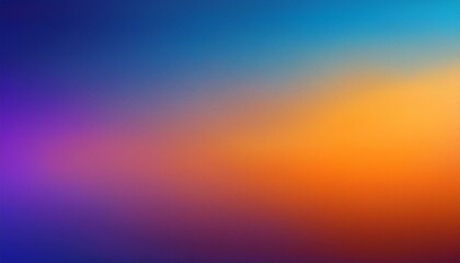Obraz premium Warm Twilight: Smooth Gradient Blur in Bold Colors