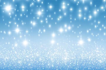 Fototapeta premium Sparkling Gradient Blue Background with Subtle Glitter for Social Media Graphics