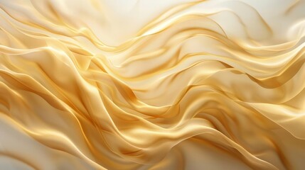 Fototapeta premium Crumpled, textured paper in various shades of gold and beige