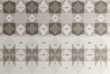 Geometric patterns inspired by mathematical equations ;