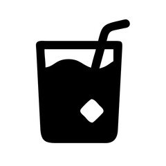 Obraz premium cold drink icon