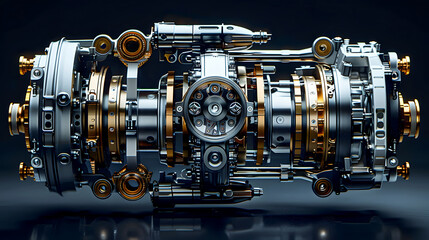 Obraz premium Mechanics of 4WD Torque Distribution Explained