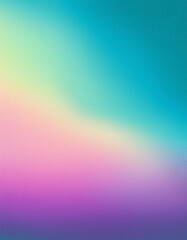 Fototapeta premium Dreamy gradient background with a smooth transition between vibrant blue, green, yellow, and pink colors, perfect for backgrounds, wallpapers, or digital art