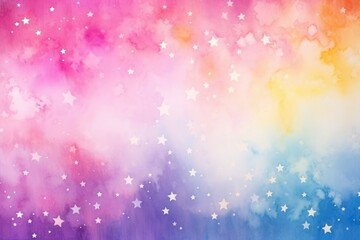 Colored background with shining stars