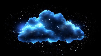 Fototapeta premium クラウドサービスイメージ画像