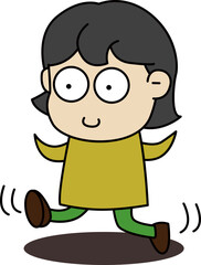 Obraz premium a person walking around