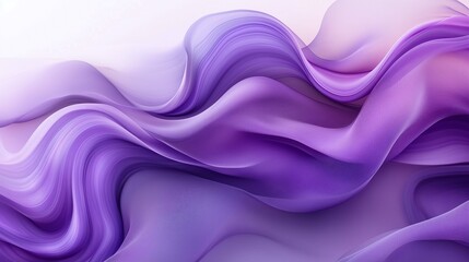 Obraz premium Surreal Fluid Motion in Vibrant Violet and Lavender Tones for Modern Art