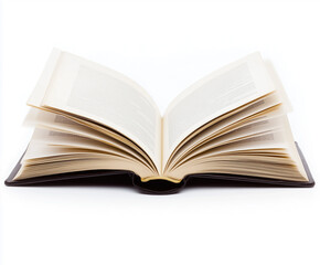 Fototapeta premium Book is open to a page with a gold spine