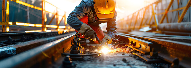 Proffessional welder at work Handymen performing welding and grinding at their workplace, professional welder, welding, grinding, workplace, handymen, metal fabrication

