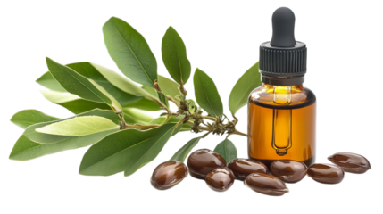 Natural Oil and Leaves for Health and Wellness