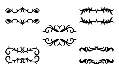 Obraz premium Hand drawn frames and banners