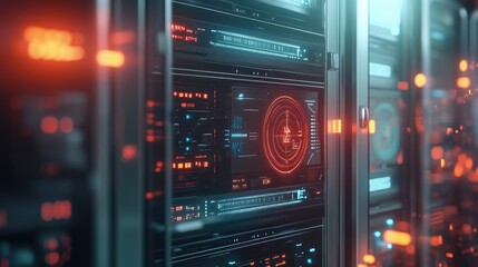 Obraz premium Exploring the intricacies of advanced data storage systems in modern technology environments