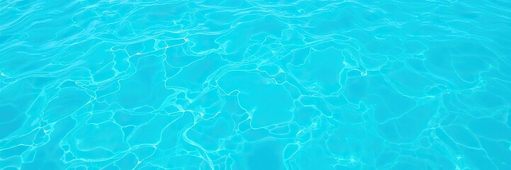 Obraz premium Abstract water ripples in blue and turquoise colors creating a serene and textured surface, serene, water, sea