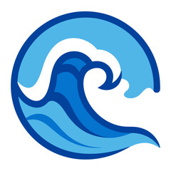 Obraz premium wave icon