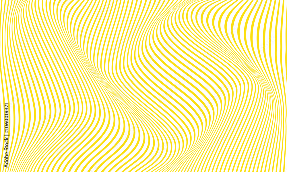 Poster abstract yellow wave line pattern suitable for banner, poster.
