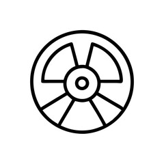 Fototapeta premium wheel icon