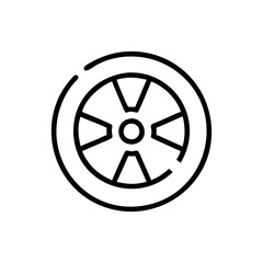 Obraz premium wheel icon