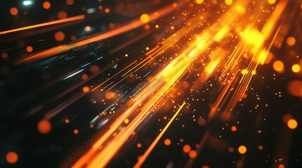 Obraz premium Vibrant Abstract High-Tech Light Design