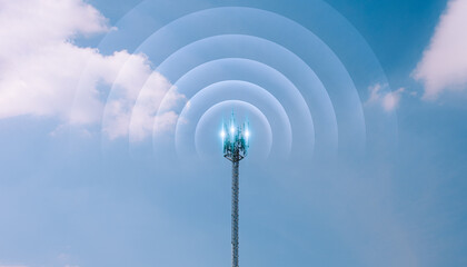 Connecting, communicating, and exchanging with global network cloud data internet technology. Using wireless data with high-speed technology for economic, scientific, and financial development.