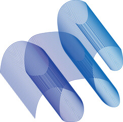 Design element many broken lines structure effect