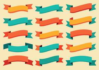 Obraz premium set of ribbons