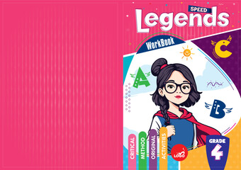 Print-ready cover design adapted for reading and textbooks.