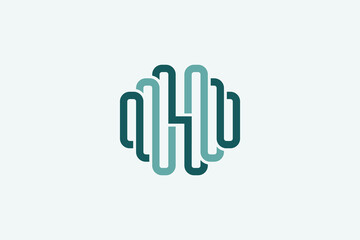 Obraz premium vector h letter logo vector design template