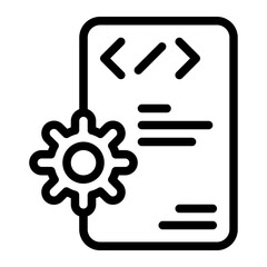 Programming Line Icon