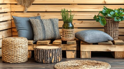 Obraz premium Upcycled Furniture and Decor for Contemporary Living Space