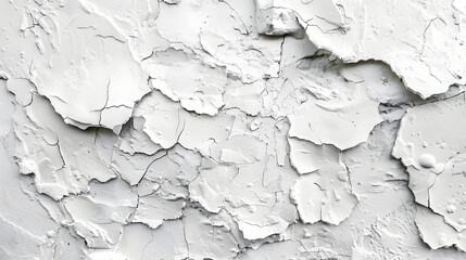 Obraz premium White rough filler plaster façade wall texture background