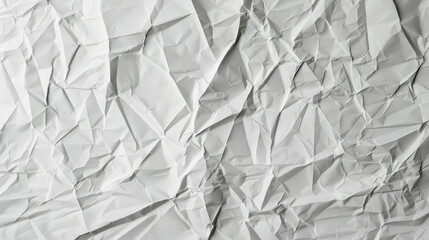 Obraz premium Aged white paper with creases and wrinkles creates a unique texture ideal for vintagestyle designs and artwork.