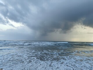 The Allure of Tropical Beaches.Paradise Found in Coastal Landscapes.Summer closeup sunset sea sky landscape.Colorful ocean beach sunrise.Beautiful beach reflections calm waves, soft sandy beach.