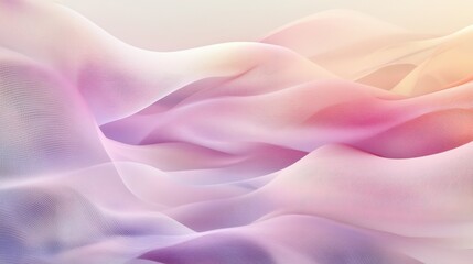Obraz premium Serene Wave Pattern on Transparent Abstract Background - Soft Colors and Ideas
