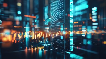 Traders in a bustling financial hub, eyes glued to screens, conveying the tense atmosphere of market volatility and the high stakes of trading.