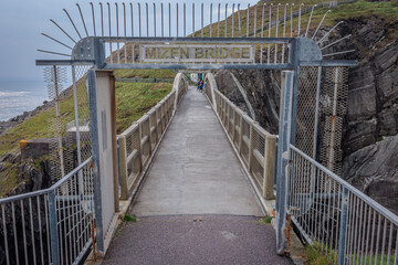 Mizen Head, Ireland - September 21 2024 "An arched bridge above dramatic costal scenery in Ireland"