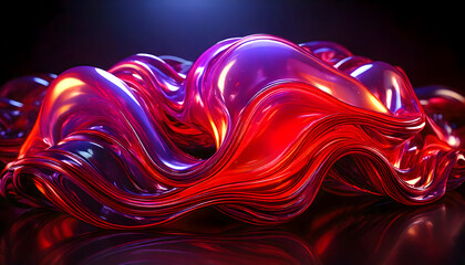 abstract red and blue fluid background