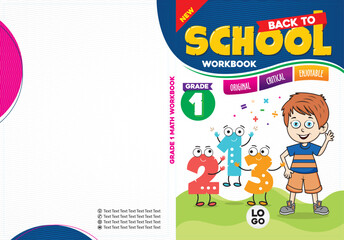 Cover design adapted for educational books.