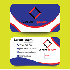 Clean and fresh business card