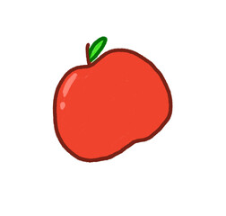 red apple