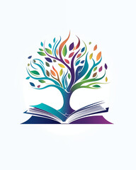 Tree Leaf logo Vectors, AI Generated