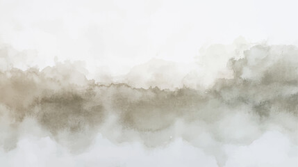 Abstract horizontal watercolor background. Hand drawn vector texture. Brush stroked painting pastel color watercolour