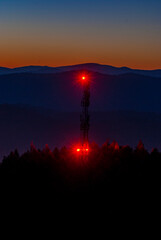 Muszyna, Beskid Sądecki, nocne zdjęcia, niebo gwiazdy © Maciej G. Szling