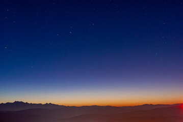 Muszyna, Beskid Sądecki, nocne zdjęcia, niebo gwiazdy © Maciej G. Szling