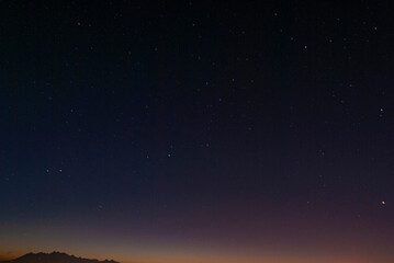 Muszyna, Beskid Sądecki, nocne zdjęcia, niebo gwiazdy © Maciej G. Szling