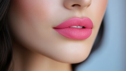 Fototapeta premium elegant Pink lipstick 