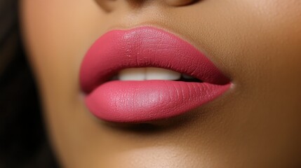 Naklejka premium elegant Pink lipstick 