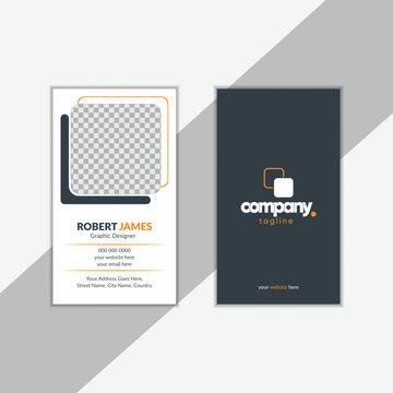 Business Card Template Horizontal.